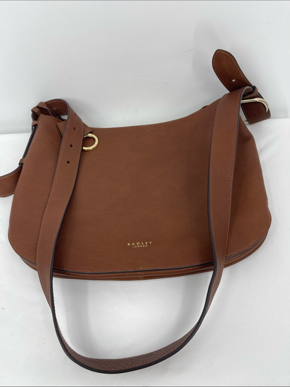 RADLEY LONDON Chestnut Brown Leather Shoulder Bag - Picture 4 of 16